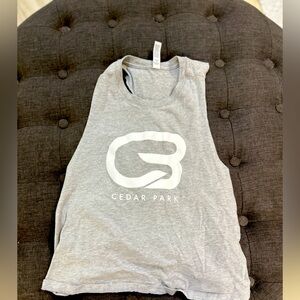 Grey Crop tank